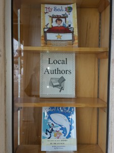 My book in Anderson's window.